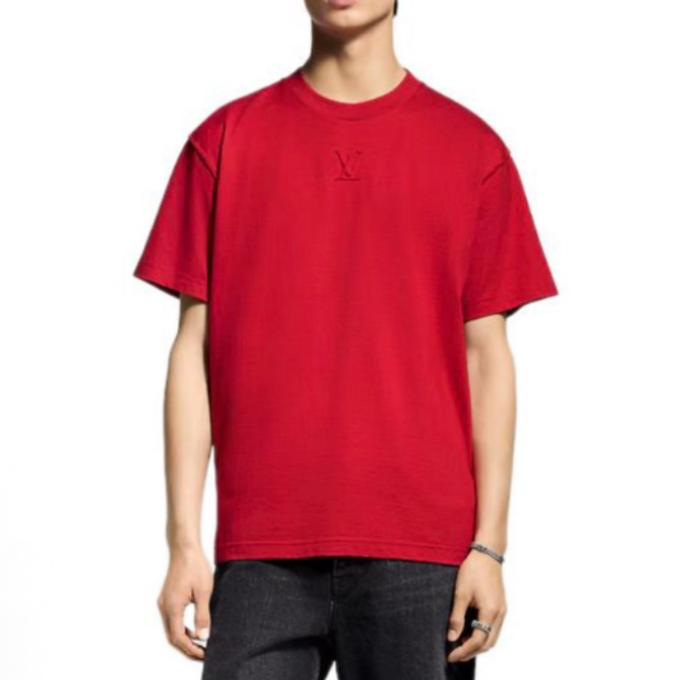 9a+ quality louis vuitton embossed t-shirt